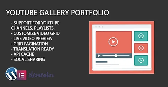 Youtube Gallery Elementor