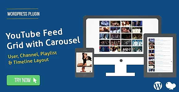 YouTube Feed : User, Channel and Playlist for WordPress WordPress Plugin