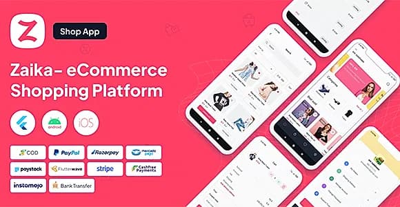 Zaika - Laravel eCommerce Shop Flutter App