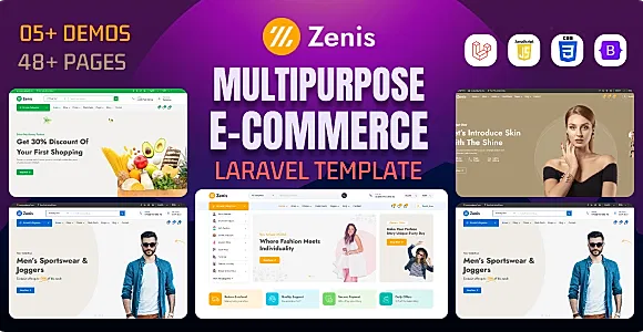Zenis - Multipurpose eCommerce Laravel Template