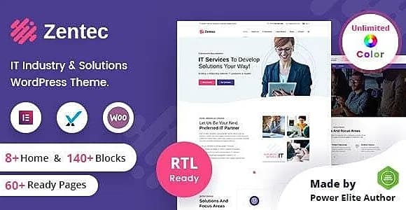 Zentec WordPress Theme