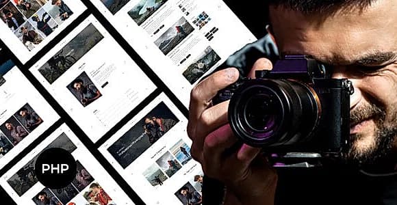 Zeo - Photography Portfolio & Blog PHP Template