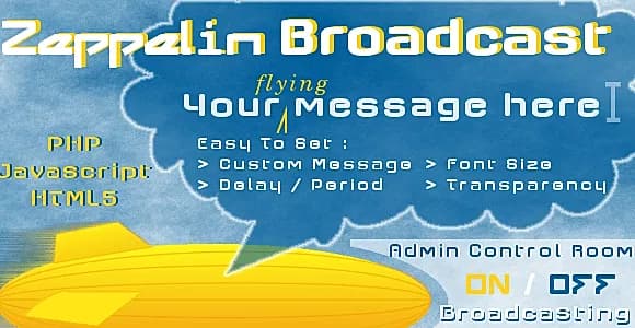 Zeppelin Broadcast Instant Messages