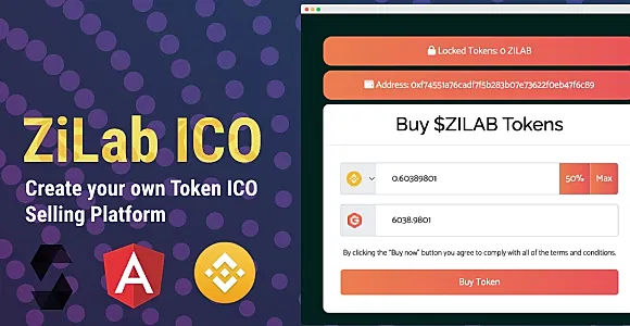 ZiLab | ICO Crypto Token Selling System