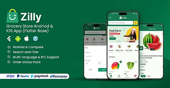 Zilly - Flutter Woocommerce Mobile App