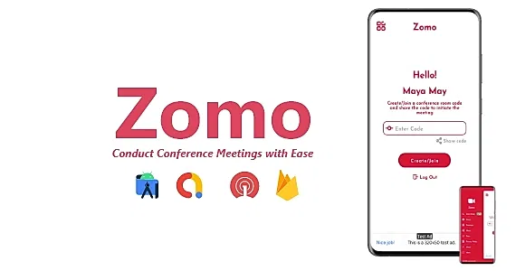 Zomo - Video Meeting & Conference App | ADMOB, FIREBASE, ONESIGNAL