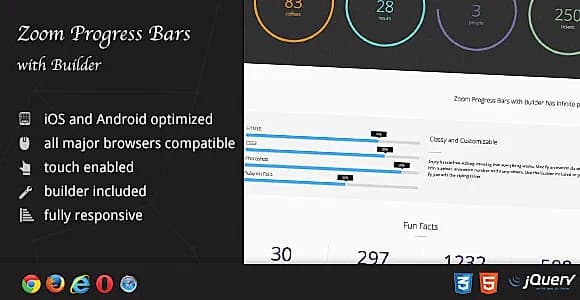 Zoom Progress Bars with Builder