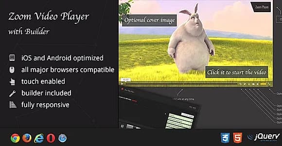 Zoom Video Player - with Builder