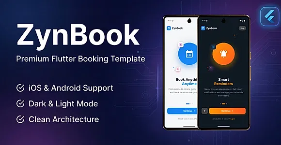 ZynBook – Universal Booking & Appointment System for Service Businesses (Flutter)