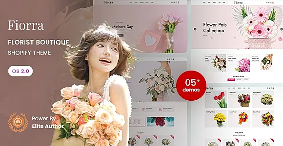 Fiorra - Florist Boutique & Decoration Store Shopify 2.0 Theme
