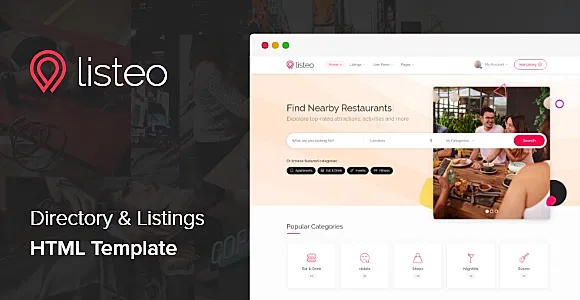 Listeo - Directory & Listings HTML Template